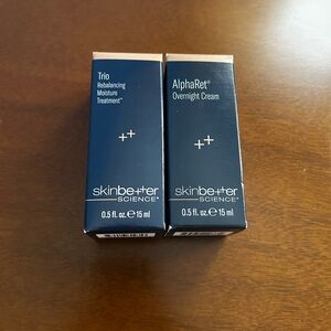 Skin Better Science Trio & Moisture Alpha Ret Trial Sizes